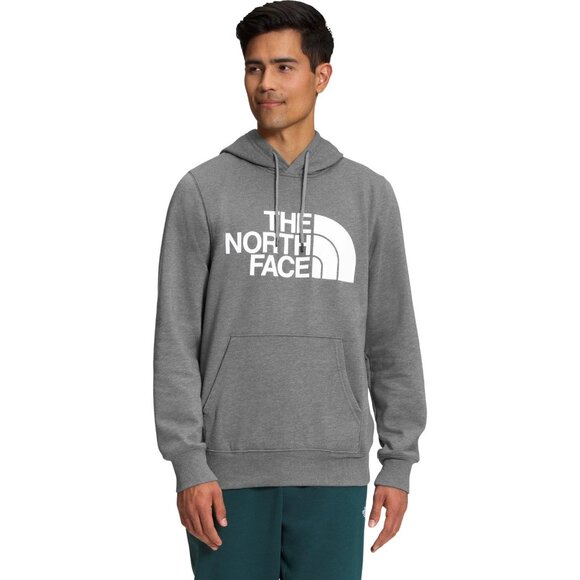 The North Face  Mens Small Gray Heather Half Dome Pullover Hoodie NEW - Picture 1 of 4